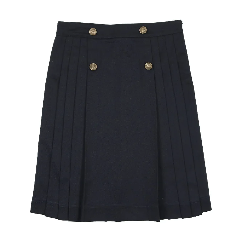 women's pencil skirtsAnalogie Pleated Skirt - Navy