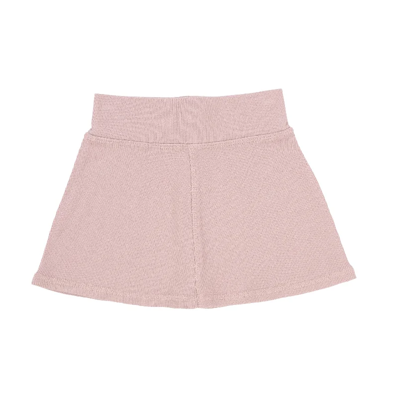 women's affordable velvet skirtsLil Legs Ribbed Skirt - Petal Pink