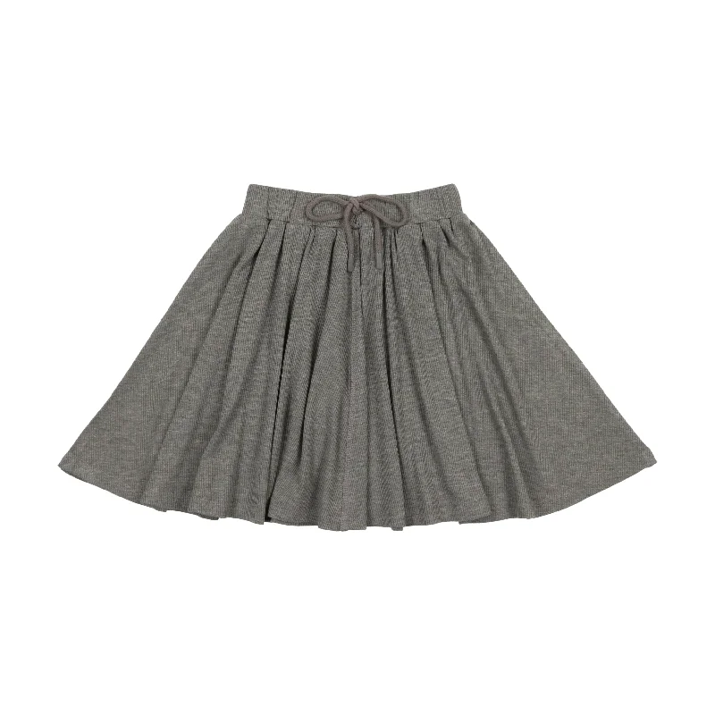 women's solid-color skirtsLil Legs Skirt - Light Heather Gray