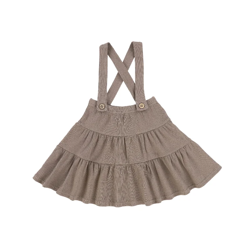 women's pencil skirtsLil Legs Suspenders Skirt - Mocha