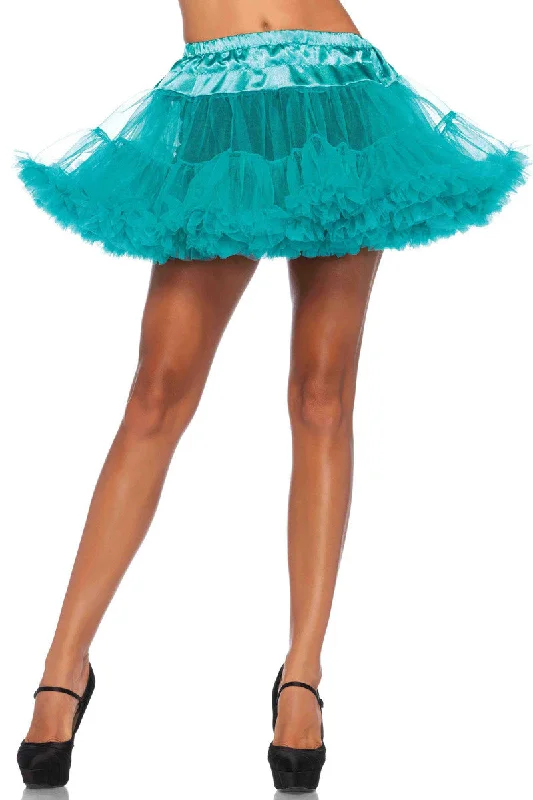 women's pleated skirtsTeal Crinoline Petticoat