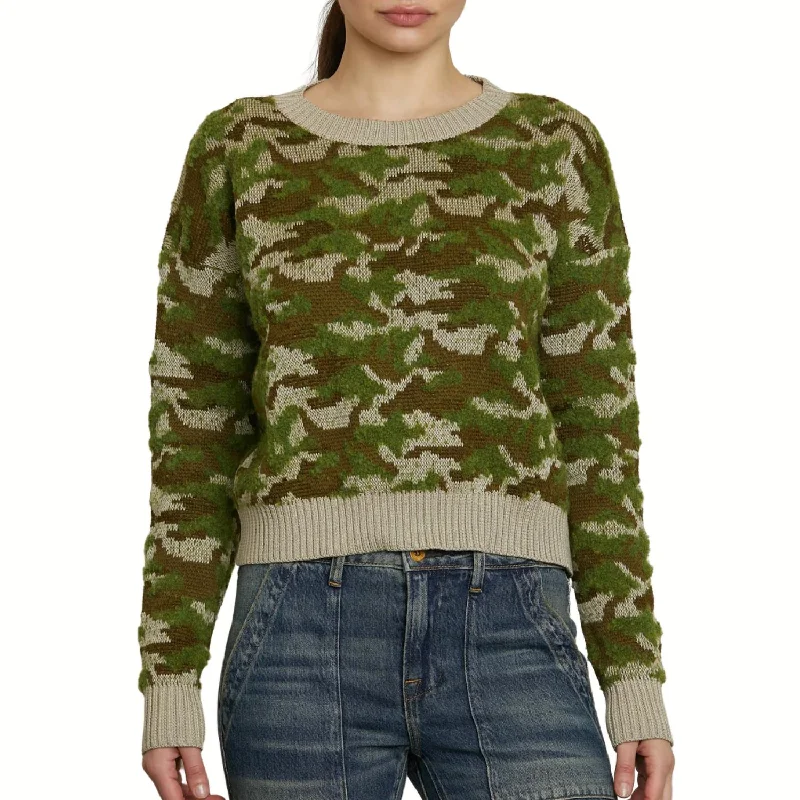 Luxurious SweatersBlayne Sweater In Camo Jacquard