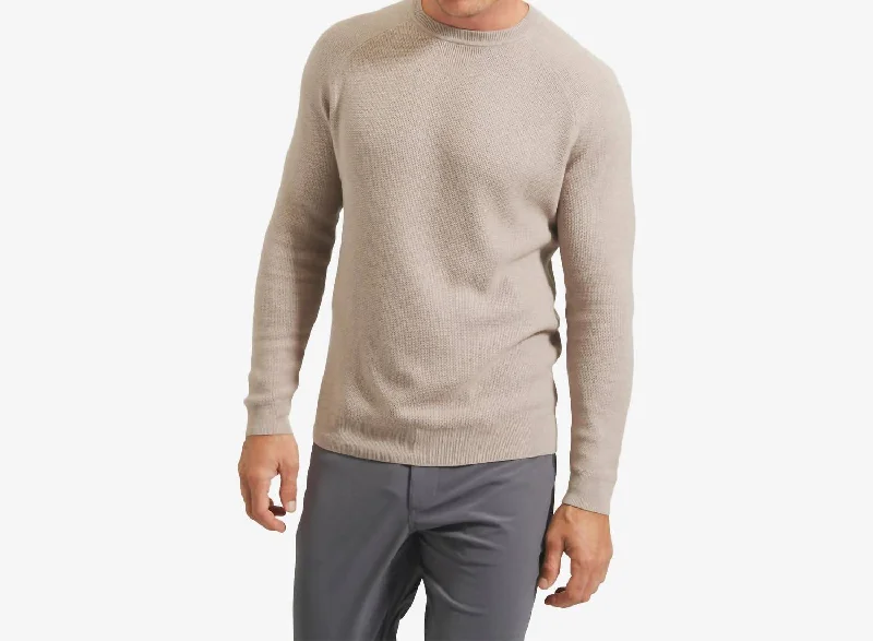 Fashionable Funky Hooded Cashmere SweatersCassady Crewneck Sweater In Vin Khak