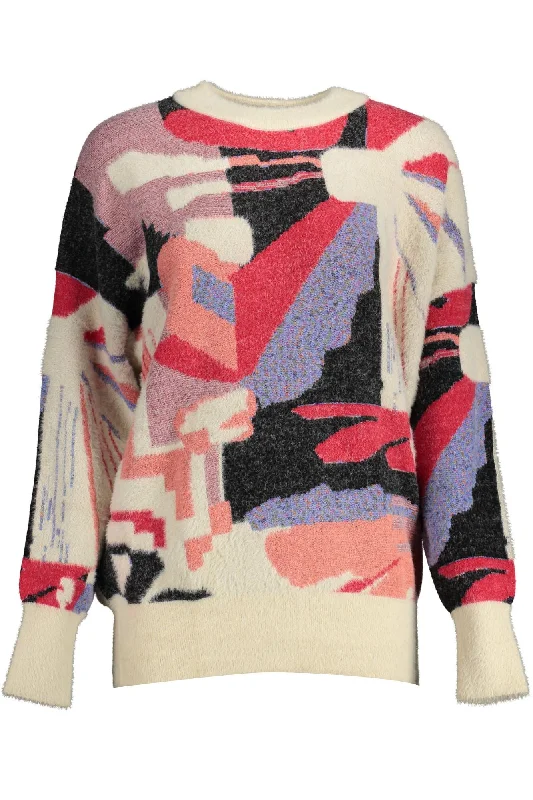 Wool SweatersDesigual Chic  Contrasting Detail Women's Sweater