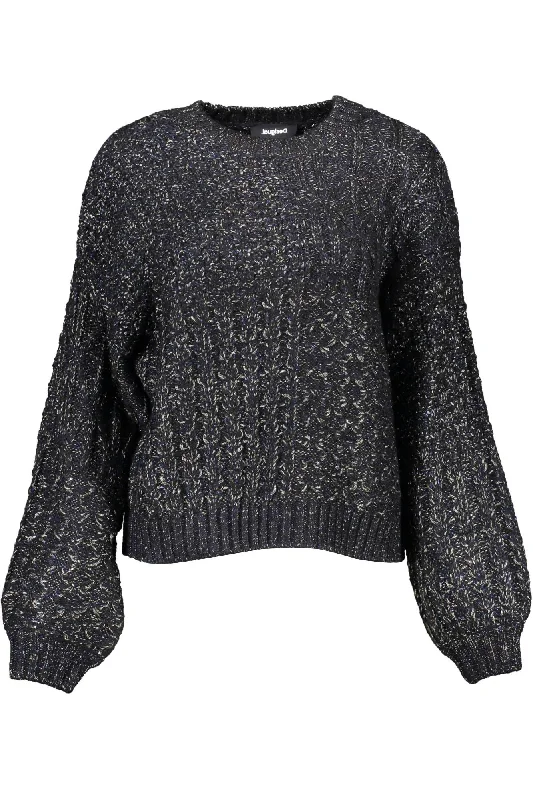 Stylish SweatersDesigual Chic Contrasting Details Round Neck Women's Sweater