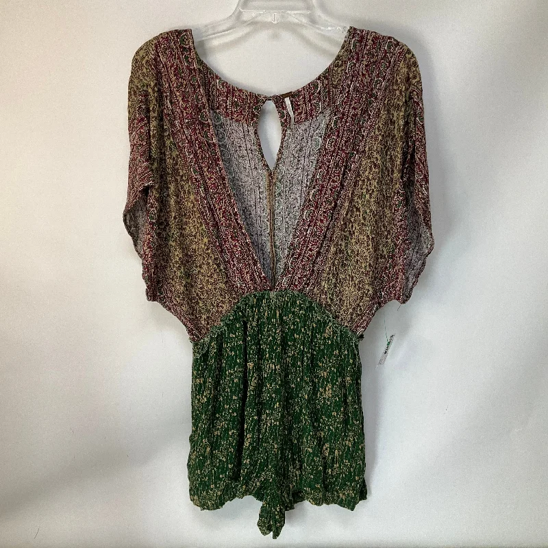 women's tops with cinched waistsRomper By Free People In Green, Size: M