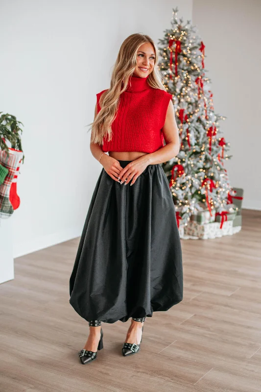 women's loungewear dressy skirtsStop & Stare Skirt - Black