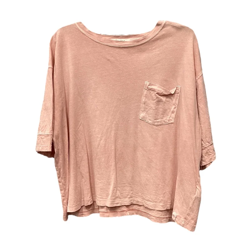 women's tops for layeringTop Short Sleeve Basic By We The Free In Peach, Size: M