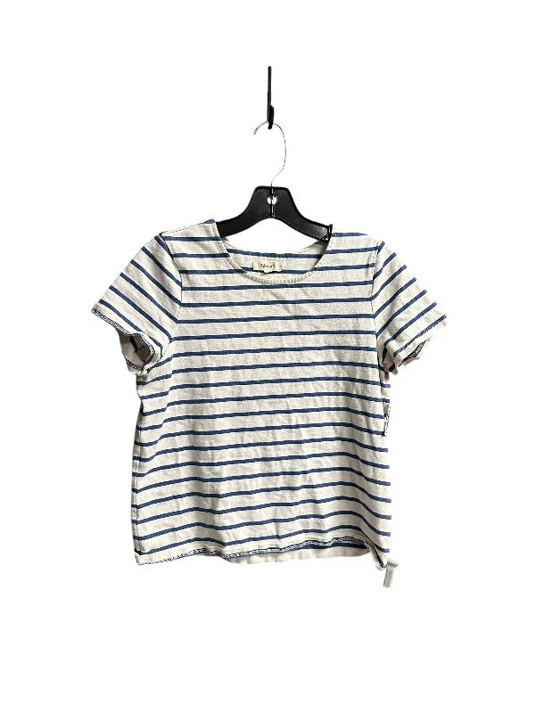 women's tops for those who value both quality and affordabilityTop Short Sleeve By Madewell In Striped Pattern, Size: S