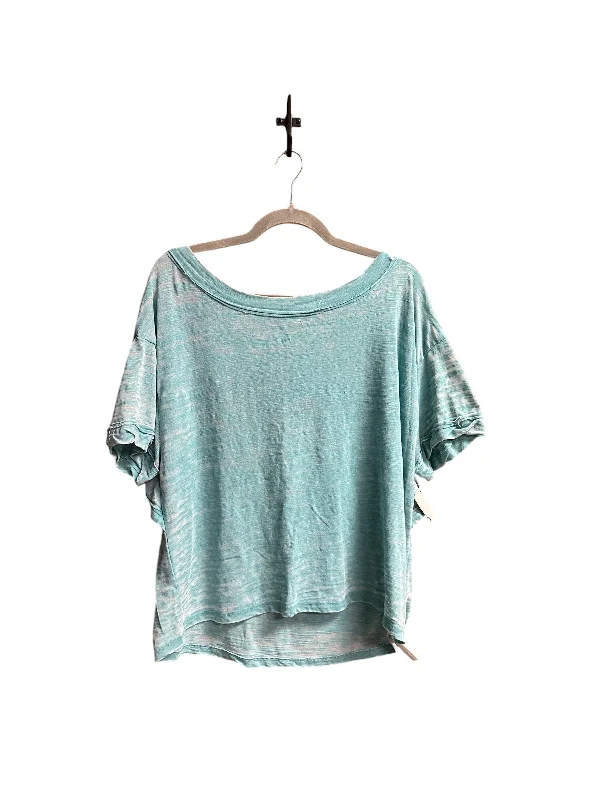 women's tops for those who seek both style and comfortTop Short Sleeve By We The Free In Blue, Size: Xs