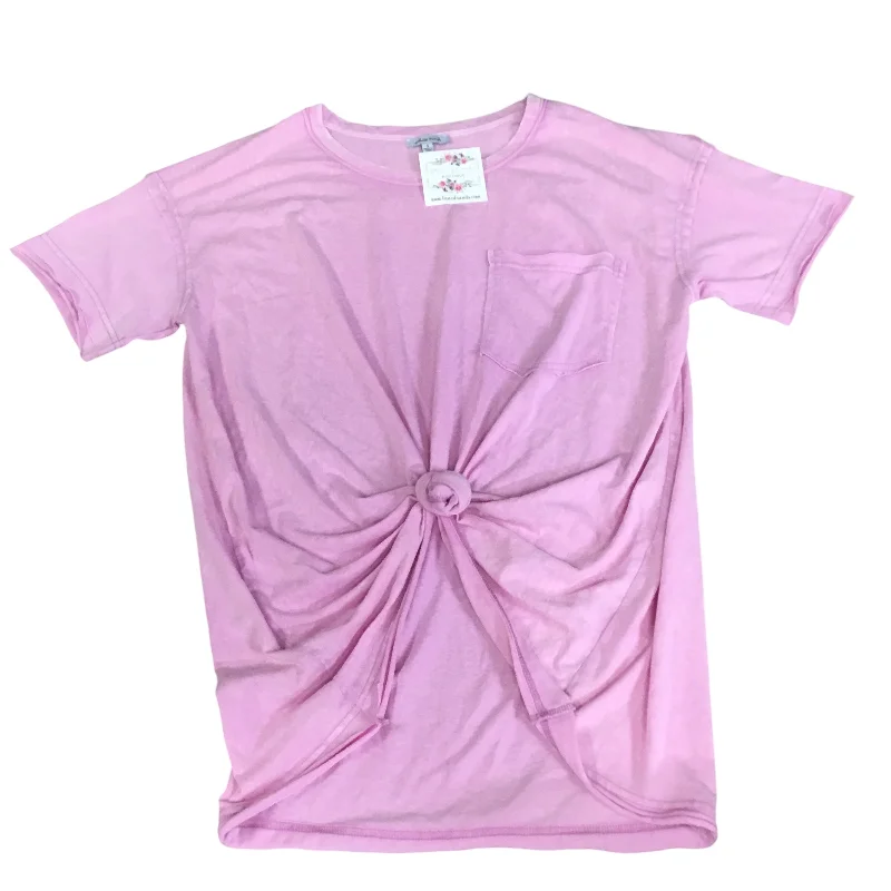 women's tops with unique designsTop Short Sleeve By White Birch In Pink, Size: S