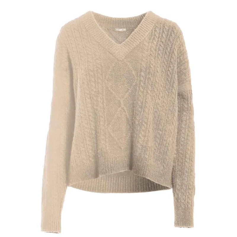 Wholesale Affordable Women's SweatersWomen's Cuddle V Sweater In Wheat